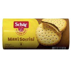 Maxi Sorrisi , Biscuiti cu crema de cacao fara gluten x 250g Dr Schar