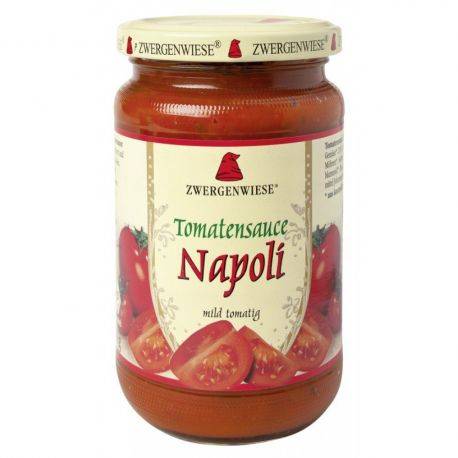 Sos bio de tomate Napoli fara gluten x 340ml Zwergenwiese