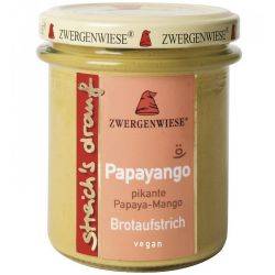 Crema tartinabila vegetala Papayango cu papaya picanta si mango fara gluten bio x 160g Zwergenwiese
