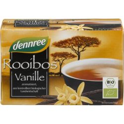 Ceai Rooibos cu vanilie bio x 20 plicuri, 30g Dennree