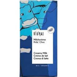 Ciocolata cu crema de lapte pentru copii bio x 100g Vivani