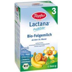 Lapte praf Lactana 3 bio x 600gr Topfer