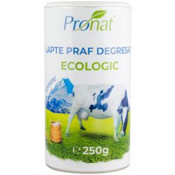 Lapte praf Bio degresat 1% grasime x 250g Pronat
