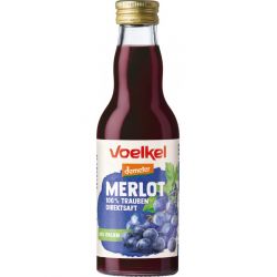 Suc bio de struguri rosii Merlot, 0,2l Voelkel