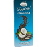 Ciocolata bio amaruie fina cu crema de cocos x 100g Liebhart's Amore Bio