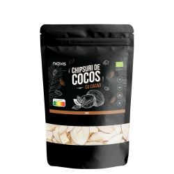 Chipsuri de Cocos, cu Cacao Bio, fara gluten x 100g Niavis