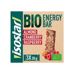 Energy Bio bar fr. rosii 3 x 30g ISOSTAR