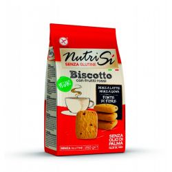 Biscotto Biscuiți Vegani Fără Gluten cu Fructe Roșii x250g Nutrifree