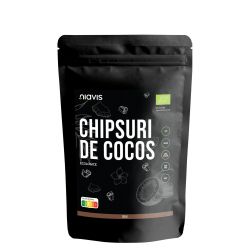 Chipsuri de Cocos, RAW Ecologice fara gluten x 125g Niavis