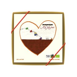 Mi-Xing – Bio + fair inima de ciocolata vegana cu zmeura si cocos, 100g Zotter