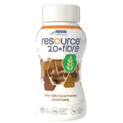 Resource 2.0 + fibre, cu aroma de cafea, 4 x 200 ml, Nestle
