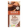 Ciocolată, neagră menaj 58% 200g Kaoka