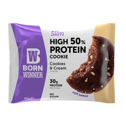 Slim cookie, high protein, fara zahar, cioco pepite, 60g Bron Winner